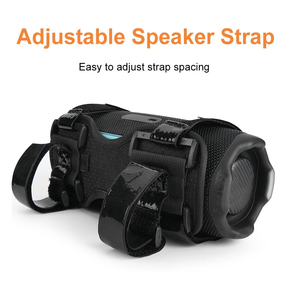 Adjustable Strap Bike Speaker Holder Attachment Adjustable Strap Accessory Holder for JBL Flip 6 5/Charge 5 Speaker Accessories