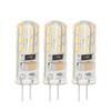 10 Stück G4 LED-Birne Doppelfußsockel 1,5W AC110V 110LM Silikon-Glühbirne für Landschaftsbeleuchtung Hof Weißes Licht 6000K