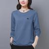 Korean Style Plus Size Women's Autumn Long-Sleeve Slimming T-Shirt