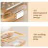 Seal Pill Box Large Capacity with 7 Day Compartments Weekly Pill Organizer Airtight Lid Light Proof Design Storage Box