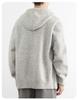 Men's Arctic Velvet Hooded Knit Cardigan Sweater - Trendy, Casual, Loose Fit