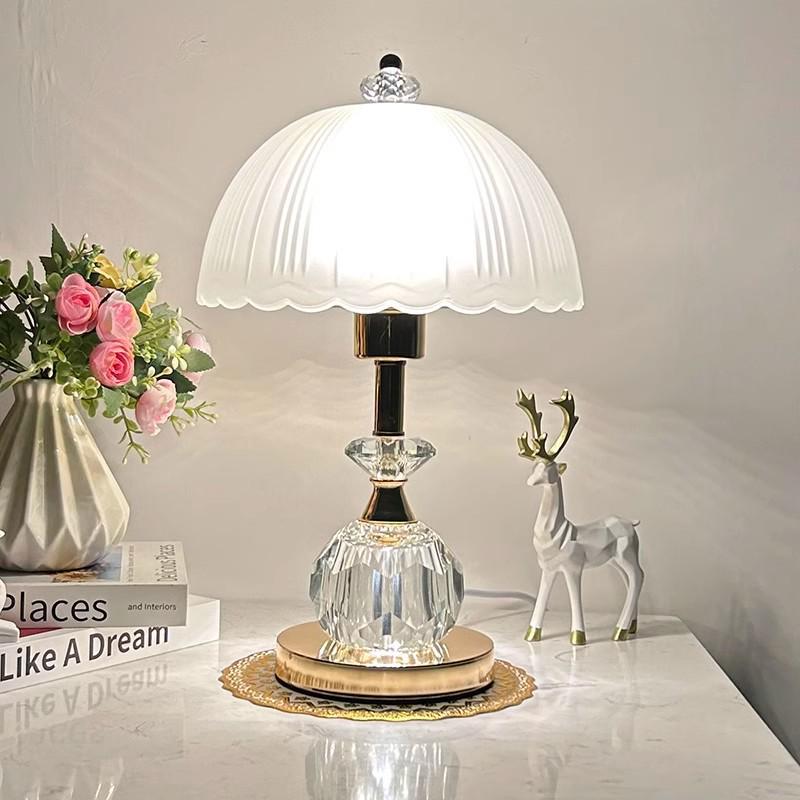 2025 K9 Crystal Desk Lamp: Elegant, Stylish Bedside & Study Light for Home & Weddings