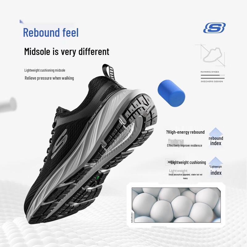 Skechers Men's Lightweight Breathable Running Shoes