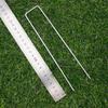 50PCS U-shaped Garden Staples Heavy-duty Fence Tubing Stakes Sod Pins Galvanized