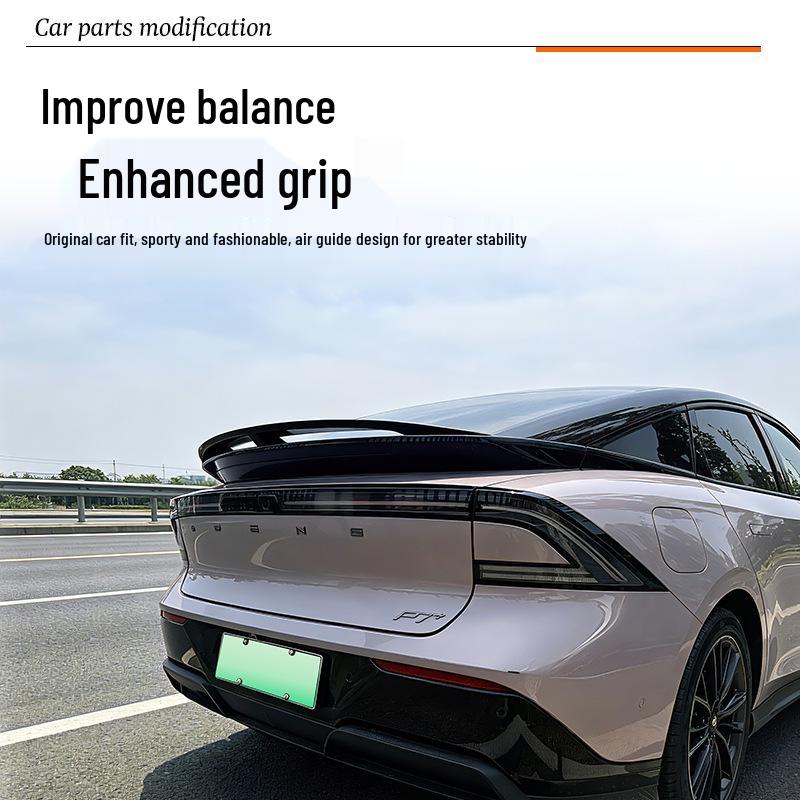 XPeng P7+ Rear Spoiler | Wind Deflector and Roof Spoiler | No-Drill Installation