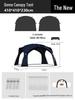 Dome Canopy Tent: Large Multi-Person Sunshade, UV and Weather-Resistant, Ideal for Outdoor Camping