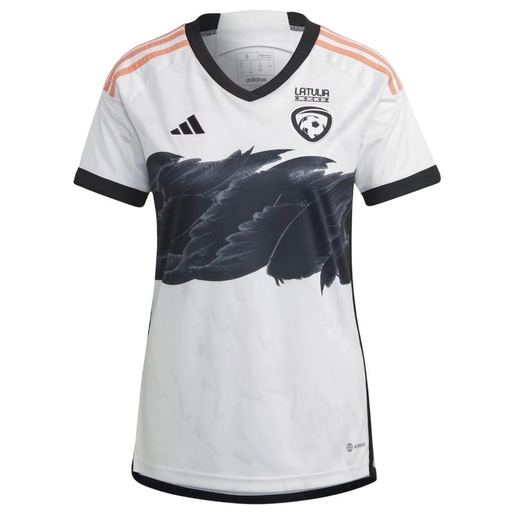 adidas Womens/Ladies Latvia V Neck Football Jersey