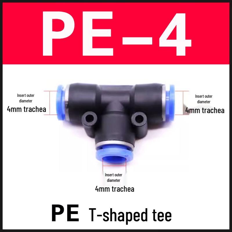 Fitinguri pneumatice cu conectare rapidă: Tub PU Aer Drept, PV Tip L, PE Tip T, PY Tip Y