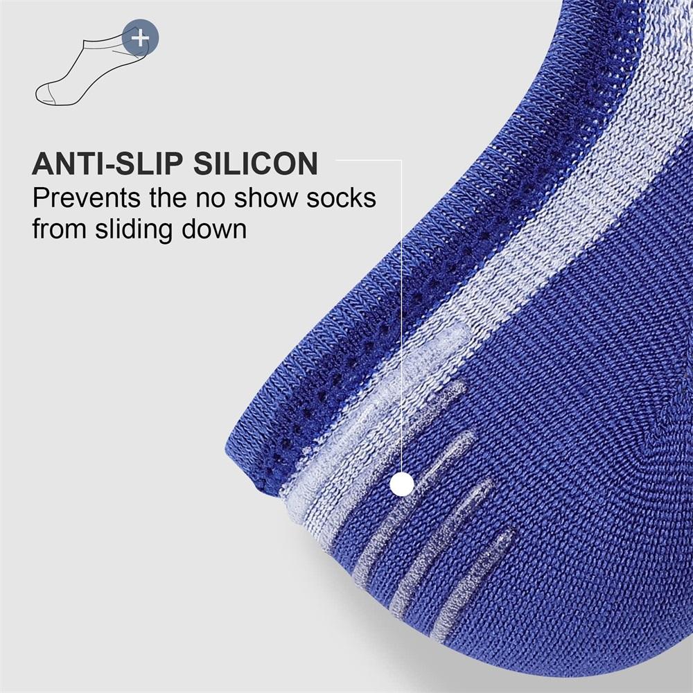 No Show Socks Mens 4/8 Pair Cotton Thin Non Slip Low Cut Men Invisible Sock
