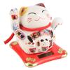 Ceramic Wealth Welcoming Cat Ornament Desktop Fortune Cat Craft for Home Shop Store Business GiftType 3