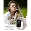 Löwenzahn-Blumenmuster-Band für Apple Watch 38 mm 40 mm 41 mm Blumengraviertes Silikonarmband für iWatch 9/8/7/6/5/4/3/SE