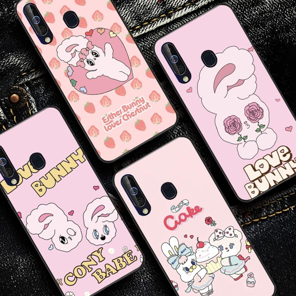 Esther Cute Bunny Phone Case For Samsung A 10 11 12 13 20 21 22 30 31 32 40 51 52 53 70 71 72 73 91 13 Shell