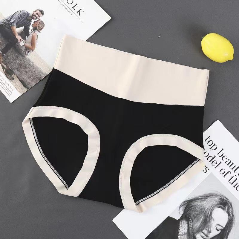 Modal High-Waisted Women's Panties - Pure Cotton, Breathable, Antibacterial, Seamless, Butt-Lifting, Soft, Comfortable, Plus Size.