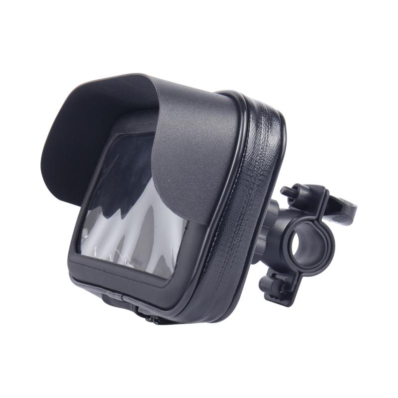 Portable 360 Degree Rotatable Sunshade Waterproof Mobile Phone Stand Bike Mobile Holder Motorcycle Phone Holder ABS +PVC+PU