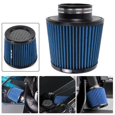 Washable Cold Air Intake Filter Universal Cone Air Filter Cleaner High Flow Filter  Car Engine