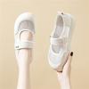 Mary Jane net shoes increase in height in spring and summer, soft sole, breathable and versatile, casual moral training, Velcro princess style shoes