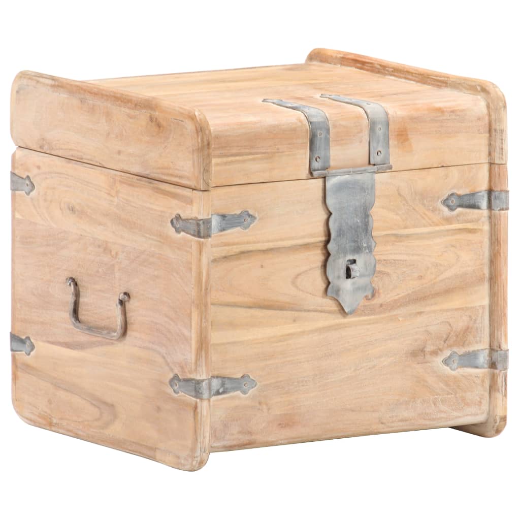 Storage Chest 40x40x40 cm Solid Acacia Wood