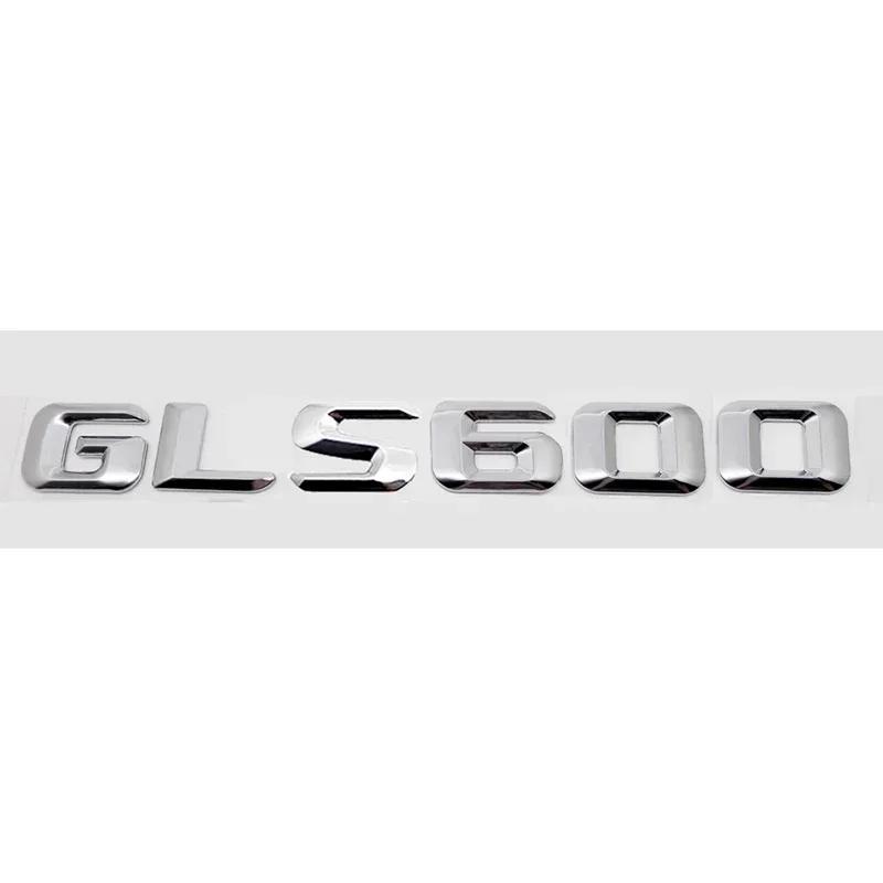 Car Rear Sticker Alphabet Trunk Badge Decal Exterior for Mercedes Benz GLS400 GLS450 GLS500 GLS550 GLS580 GLS600 Accessories