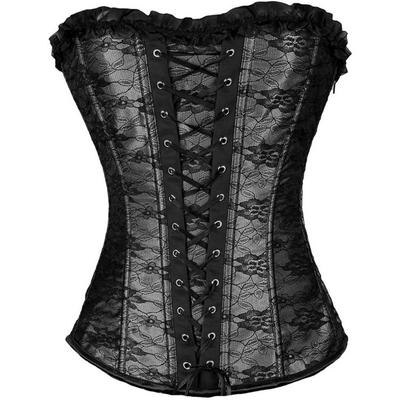 Fashionable European and American Court Corset with Straps for Abdominal Tightening and Shaping
