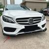 For Benz C Class AMG-Line W205 C43 C205 C200 C260 2014-2018 Car Front Bumper Splitter Spoiler Lip Diffuser Spoiler Bodykit