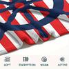 1Pc 2D FLAT Red Stripe Marine Print Flannel Blanket,High quality Comfortable for All Seasons,Home Decor,Warmth and Comfort,Perfect for Christmas Gifts
