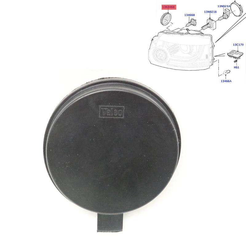 Headlight Back Light Low Beam Bulb Dust Cover Head Lamp Backside Seal Cap For Land Rover Discovery IV 2009-2018
