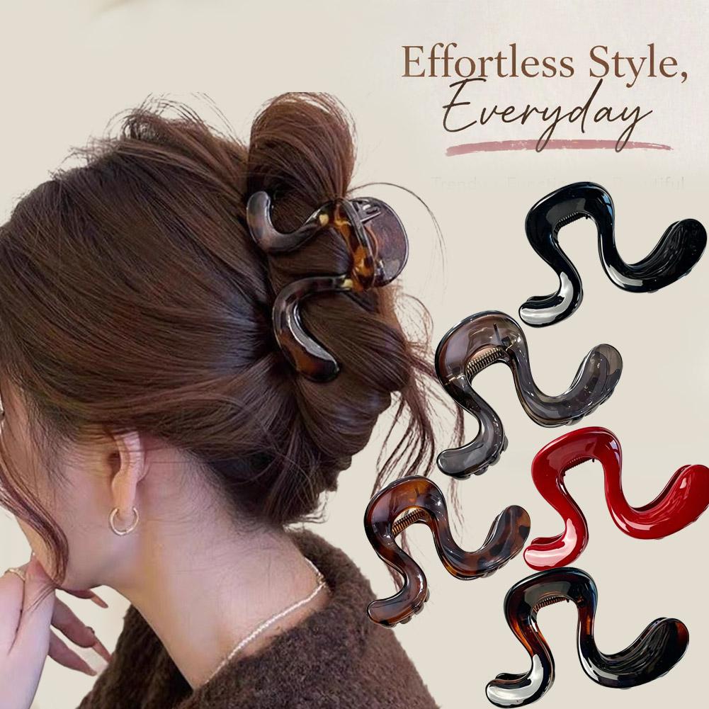 Einfache Unregelmäßige Haarklammer Haifischklemme Damen Premium 2026 Neue Haarnadel Hinterkopf Haarschmuck Haarnadel Elegant