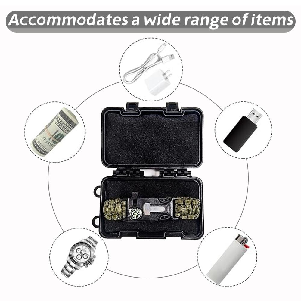 Versteckter Schlüsselhalter für Auto Magnet Schlüsselversteck Auto Schlüsselhalter Rostfrei Mini Werkzeugkasten Antikollisionsfutter Sichere Aufbewahrung für Auto