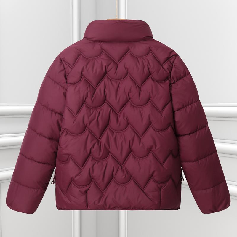 Fashion Women Winter Coats Stand Collar Loose Thick Warm Short Parkas Female Jackets