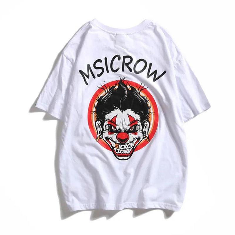 Men High Street T-shirts Oversized O-neck Short Sleeve Casual Shirts Summer Soft Loose Tops Harajuku Trendy Personality Tees