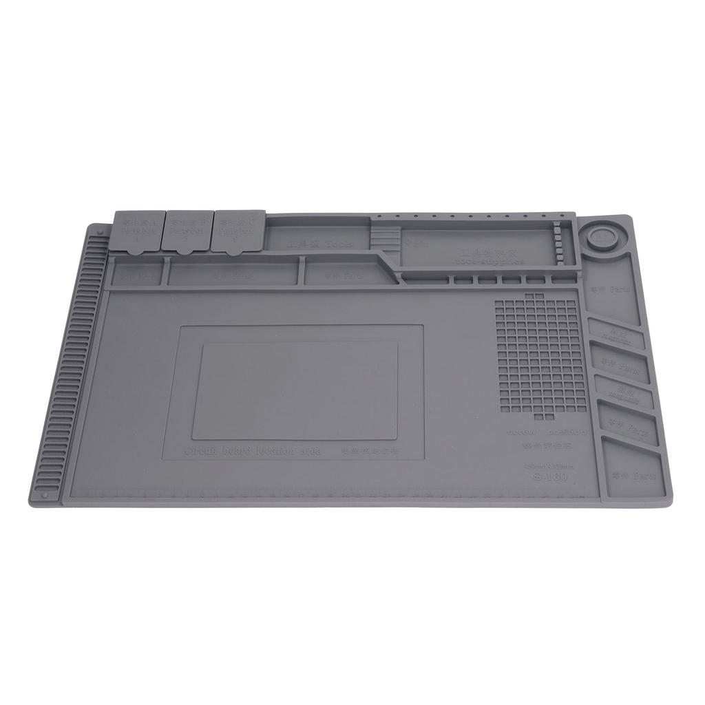 Silikon-Isolierpad Korrosions- und Hitzebeständigkeit Lötunterlage für Leiterplatten Elektronikreparatur