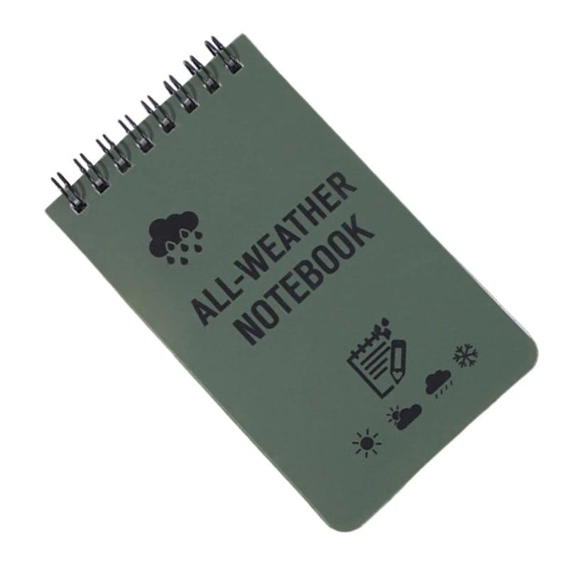 Durable Waterproof Pocket Notebook Tactical All Weather Paper Ideal for Outdoor Adventures Field Recording Waterproof Notebook