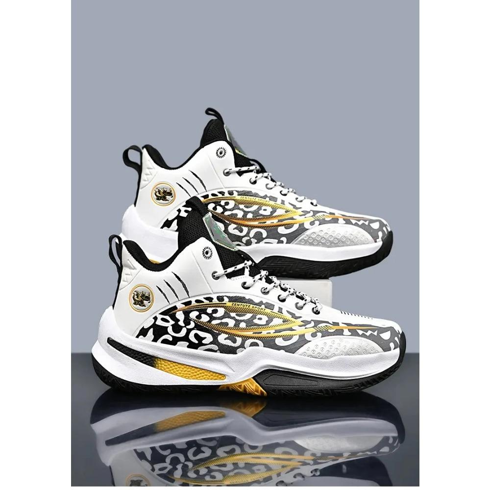 

New Children s Basketball Shoes for Autumn and Winter, Men s Basketball Shoes for Big Kids In Practical Games Sneakers 35