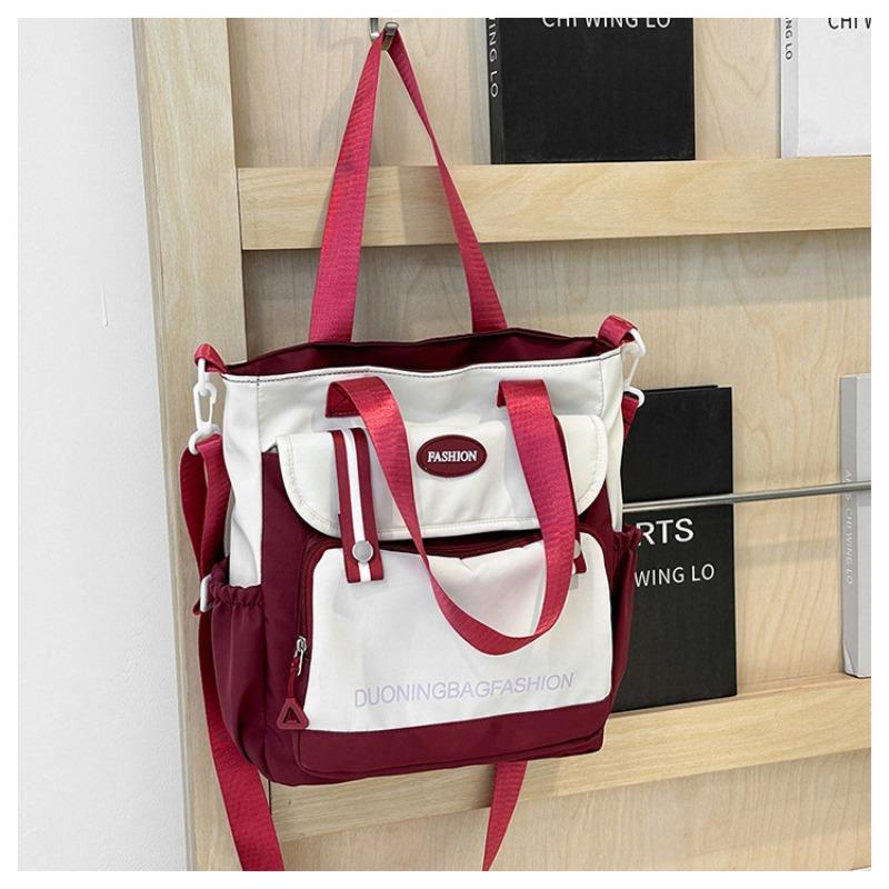 Canvas large-capacity tote bucket bag women's bag summer new messenger bag delivery shoulder bag