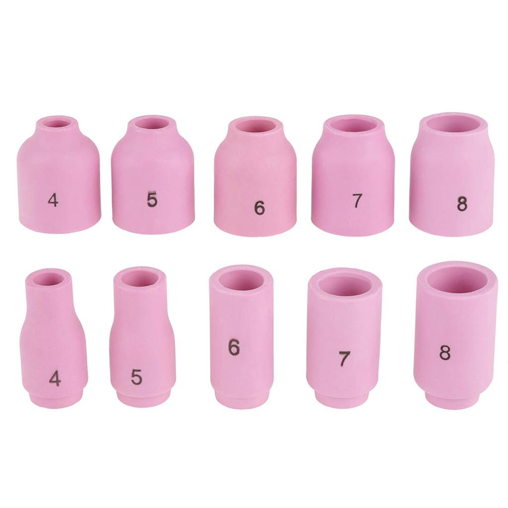 49pcsset Gas Lens Alumina Nozzles Cups Collets Accessory Kit for Welding Torch