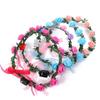 Kopfbedeckung Schaumstoffparty Kranz Dekoration Damen Kopfbedeckung LED Licht Girlande Krone Blumen Stirnband