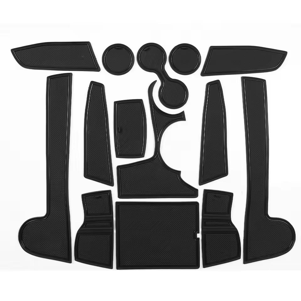 

для Kia Sportage NQ5 2025- 2025 Противоскользящий коврик в слот ворот и подстаканник(Только европейская версия AT) Нескользящий коврик Аксессуары для салона автомобиля LHD