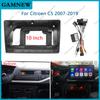 10 Inch Car Frame Fascia Adapter Canbus Box Decoder Android Radio Dash Fitting Panel Kit For Citroen C5 2008-2016