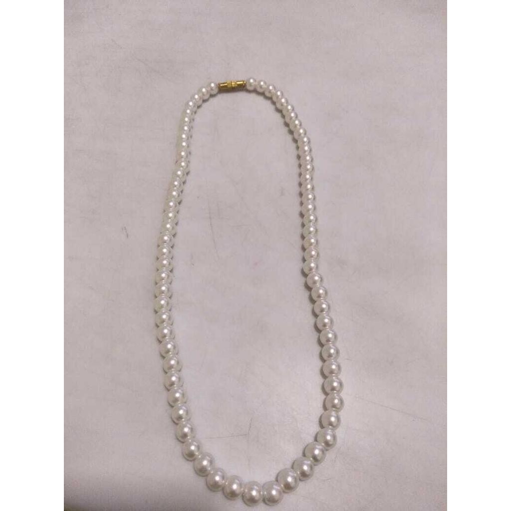 Fashion Imitation Pearl String Strand Moti Mala Women Girls Necklace from India