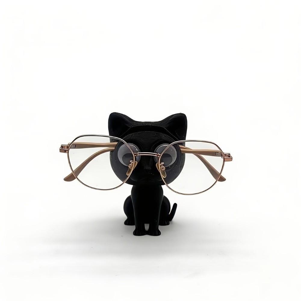 3D Print Eyeglass Show Holder Cute Non-slip Cat Glasses Display Stand Animal Decorations Cat Ornaments Home Decorations