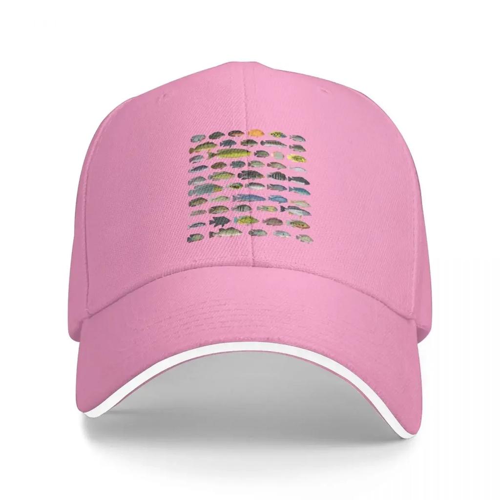 Cichlid Group Baseball Cap Christmas Hat Trucker Hat For Women 2024 Men's