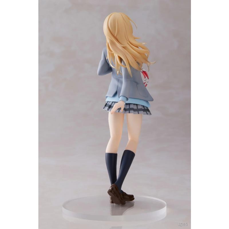 Anime Shigatsu Kimi Uso Miyazono Kaori Figure Your Lie April School Uniform Dress Up Model Toy Gift Action JK Wa No In Poseable Articulated Scale