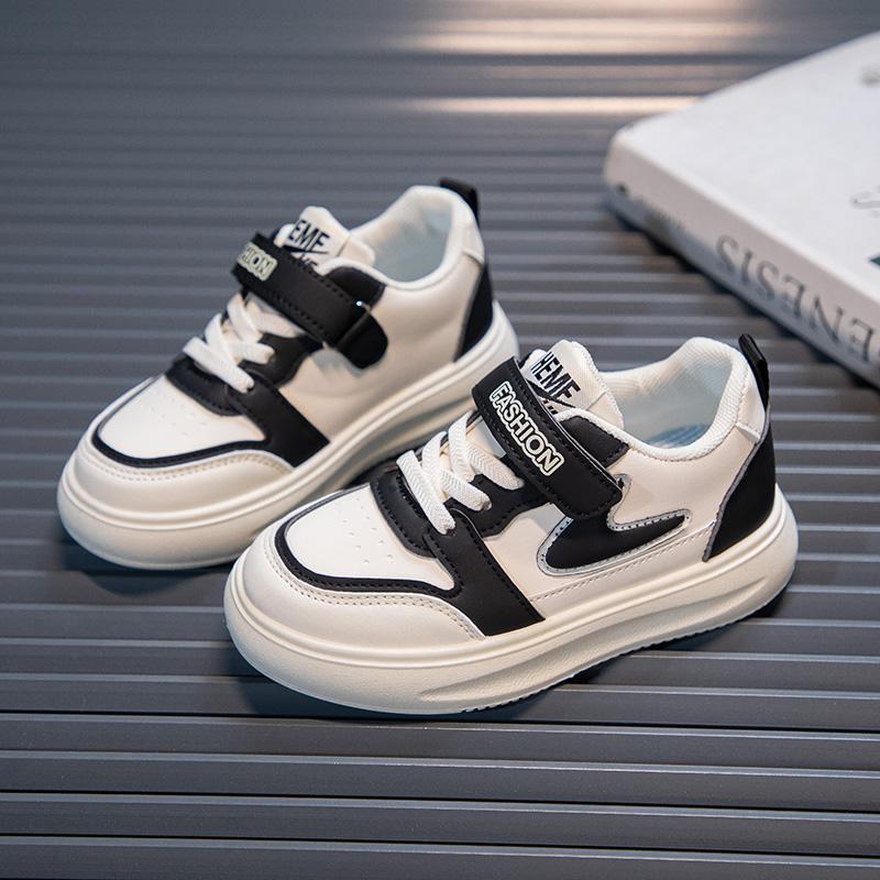 

Детская мода, низкие дышащие туфли для скейтбординга, детские студенческие трендовые спортивные кроссовки с мягкой подошвой для бега, удобные спортивные кроссовки для мальчиков и девочек 26 чёрный