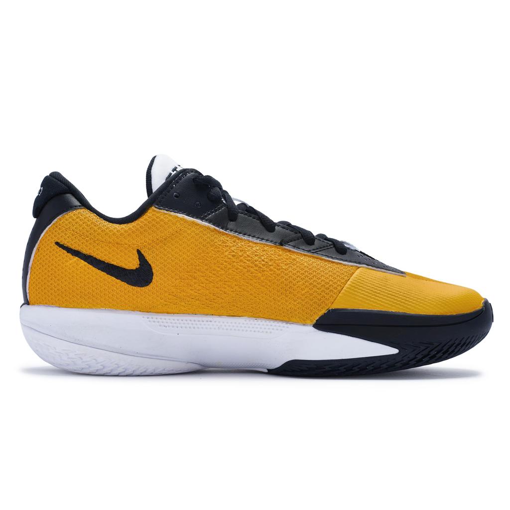 Nike Air Zoom G.T. Cut Academy Cushioning Slip Resistant Low top Basketball Shoes Men's Black Yellow FB2598-100(Team80-)