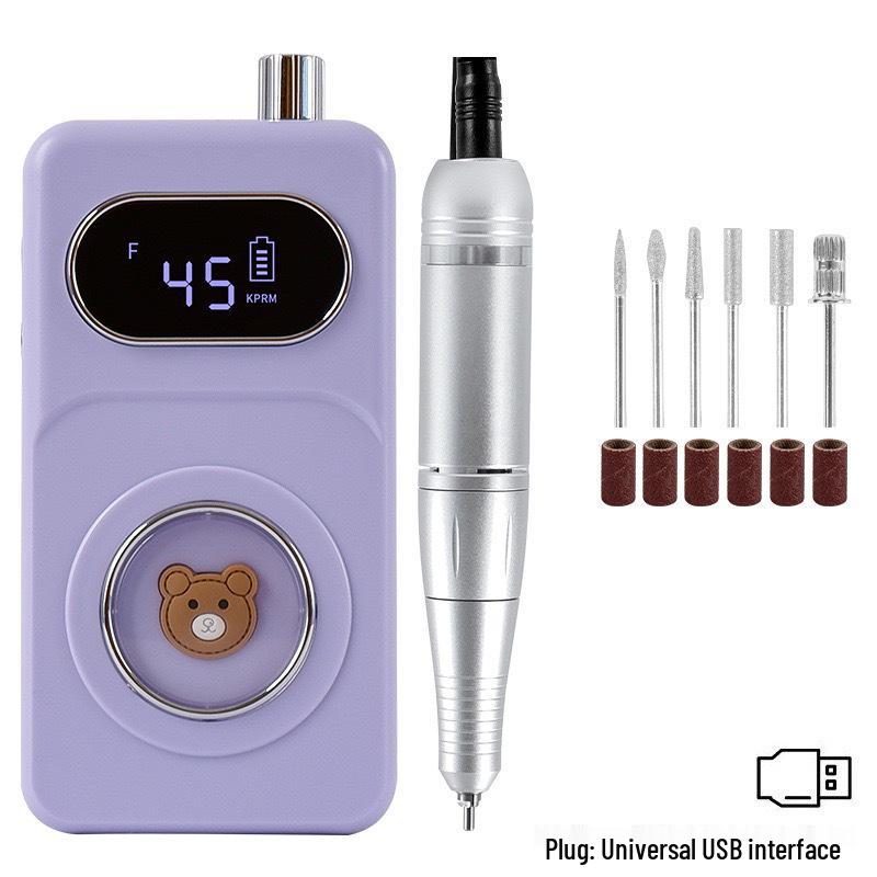 Rechargeable Portable Nail Grinder & Polisher for Professional Manicure