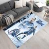 Star Player Kylian Mbappé Floor Mat Design for Living Rooms Bedrooms Decorate Room Balcony Anti-slip Rug Office Home Decor