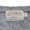Made In the UK Long Sleeve V Neck Sweater 36 Gray Knit Men's Used