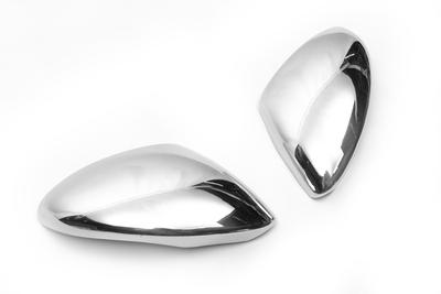 Covers for Carmos Mirrors (2 Pcs, Stainless Steel) for Alfa Romeo Stelvio