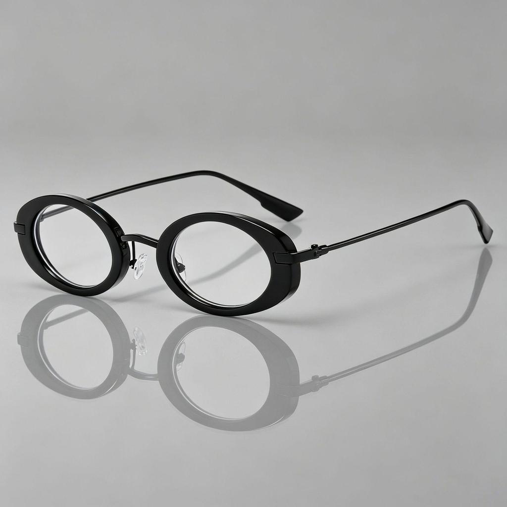 Occhiali da Sole Ovali Retro Transfrontalieri: Stile Europeo & Americano Telaio in Metallo alla Moda Sfilata di Moda 89261