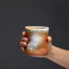 Creative Handless Ceramic Cup Coarse Pottery Cup Concentrated Coffee Cup Kung Fu Teacup Tea Cup Retro Teacup